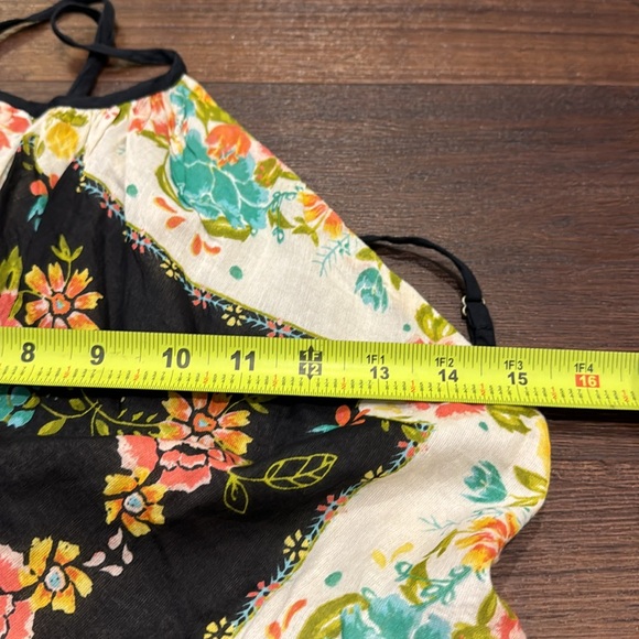 Ecote Pre Loved Boho colorful with open back lined with adjustable Straps Dress. - Picture 9 of 10